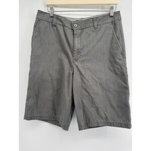 O'Neill Hybrid Walk Shorts Mens 32 Gray Heather Flat Front Board Shorts Casual